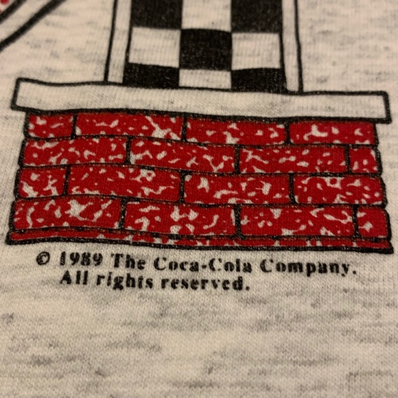 NWOT VTG ‘89 Coca-Cola Diner Double-Sided Tee Sz L - Picture 4 of 9